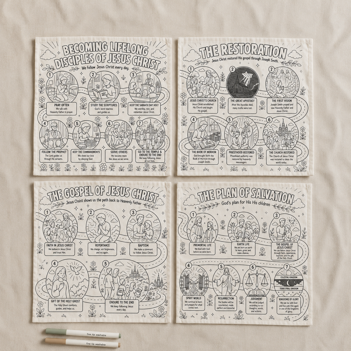 Teaching Cloth Set
